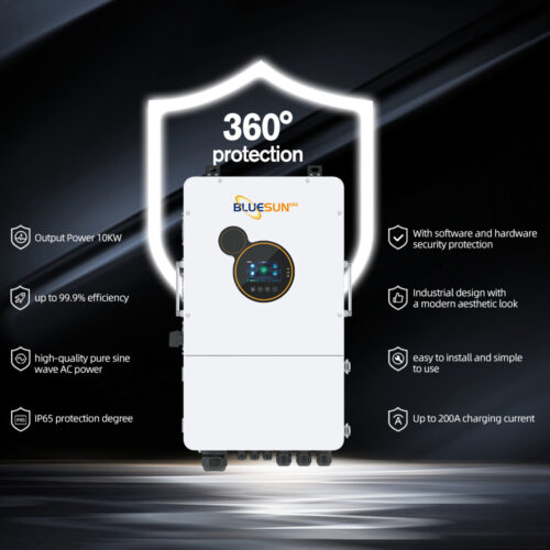 10KW 12KW US Standard Hybrid Solar Storage Inverter 110V 220V Split Phase